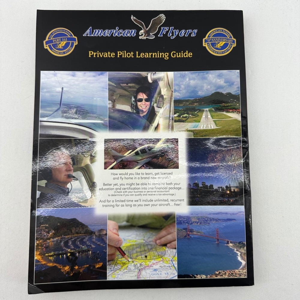 American Flyers Private Pilot Learning Guide & Textbook 2012 FAA Test‎ Prep - Picture 3 of 5